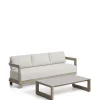 Kave Home Loungeset Nerano Aluminium Taupe