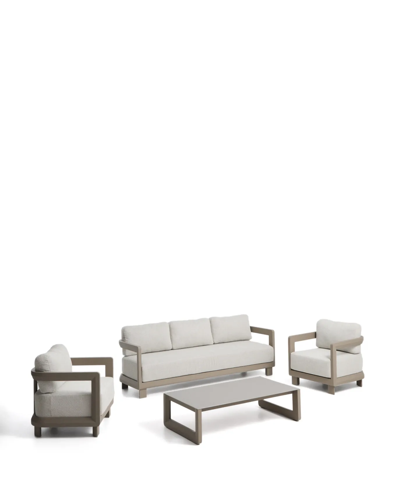 Kave Home Loungeset Nerano 3-Zits Taupe