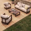 Kave Home Loungeset Nerano 3-Zits Bruin