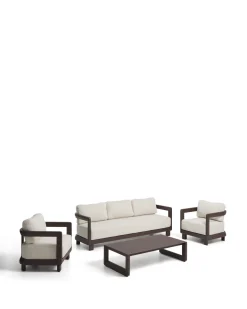 Kave Home Loungeset Nerano 3-Zits Bruin