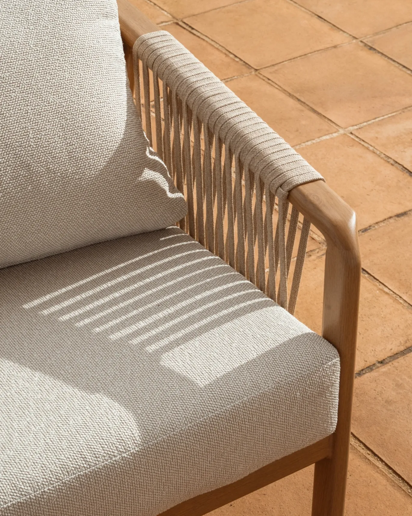 Kave Home Loungeset Sirte Aluminium Beige