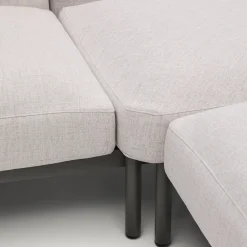 Kave Home Loungeset Sorells 5-Zits Beige/Naturel/Groen