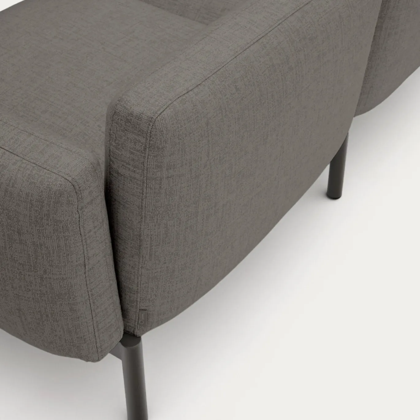 Kave Home Loungeset Sorells 3-Zits Grijs/Naturel