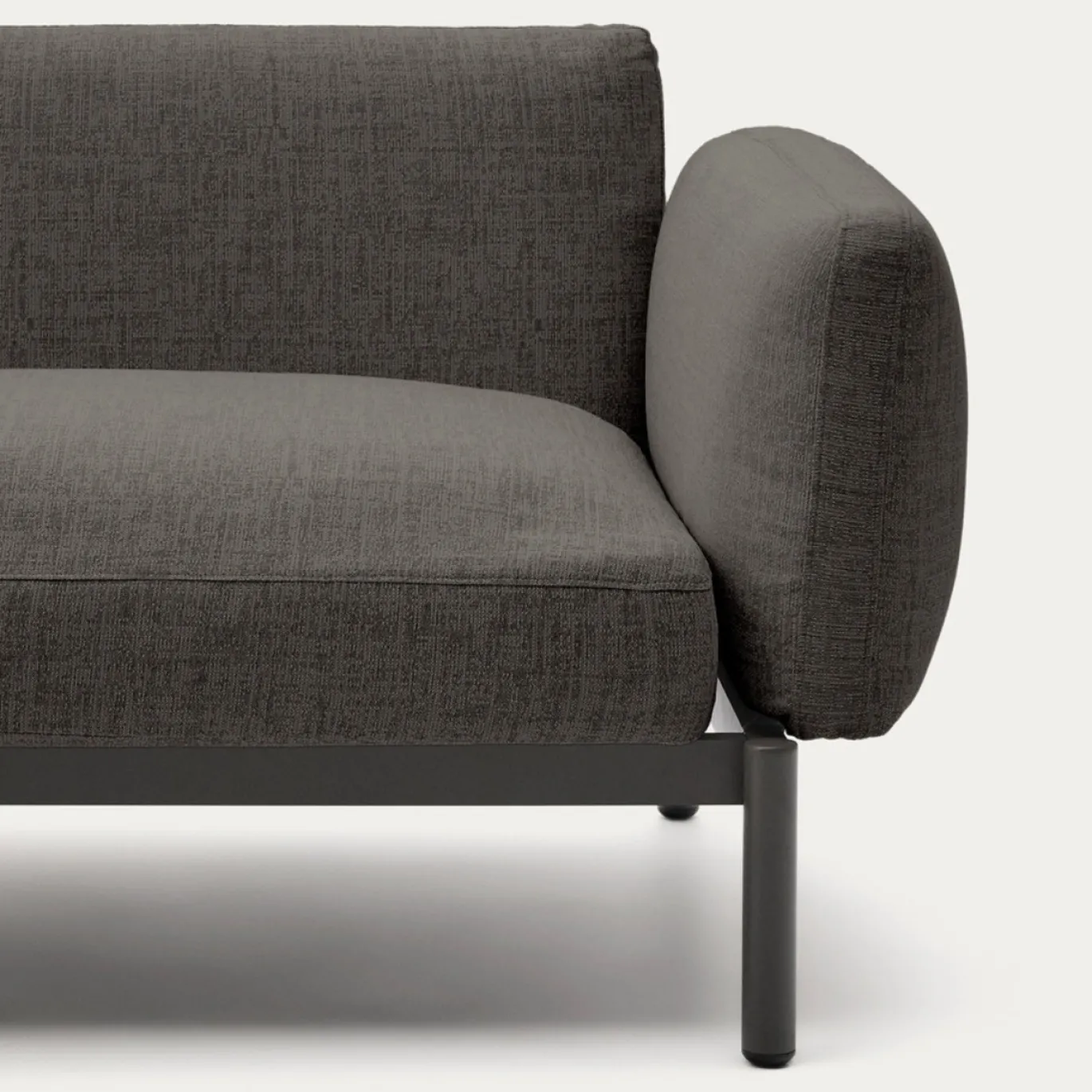 Kave Home Loungeset Sorells 5-Zits Grijs/Naturel