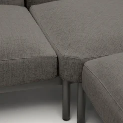 Kave Home Loungeset Sorells 5-Zits Grijs/Naturel
