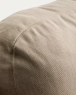 Kave Home Loungeset Zuara Aluminium Beige Synthetisch Touw Bruin