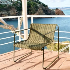 Kave Home Loungestoel Maurina Groen