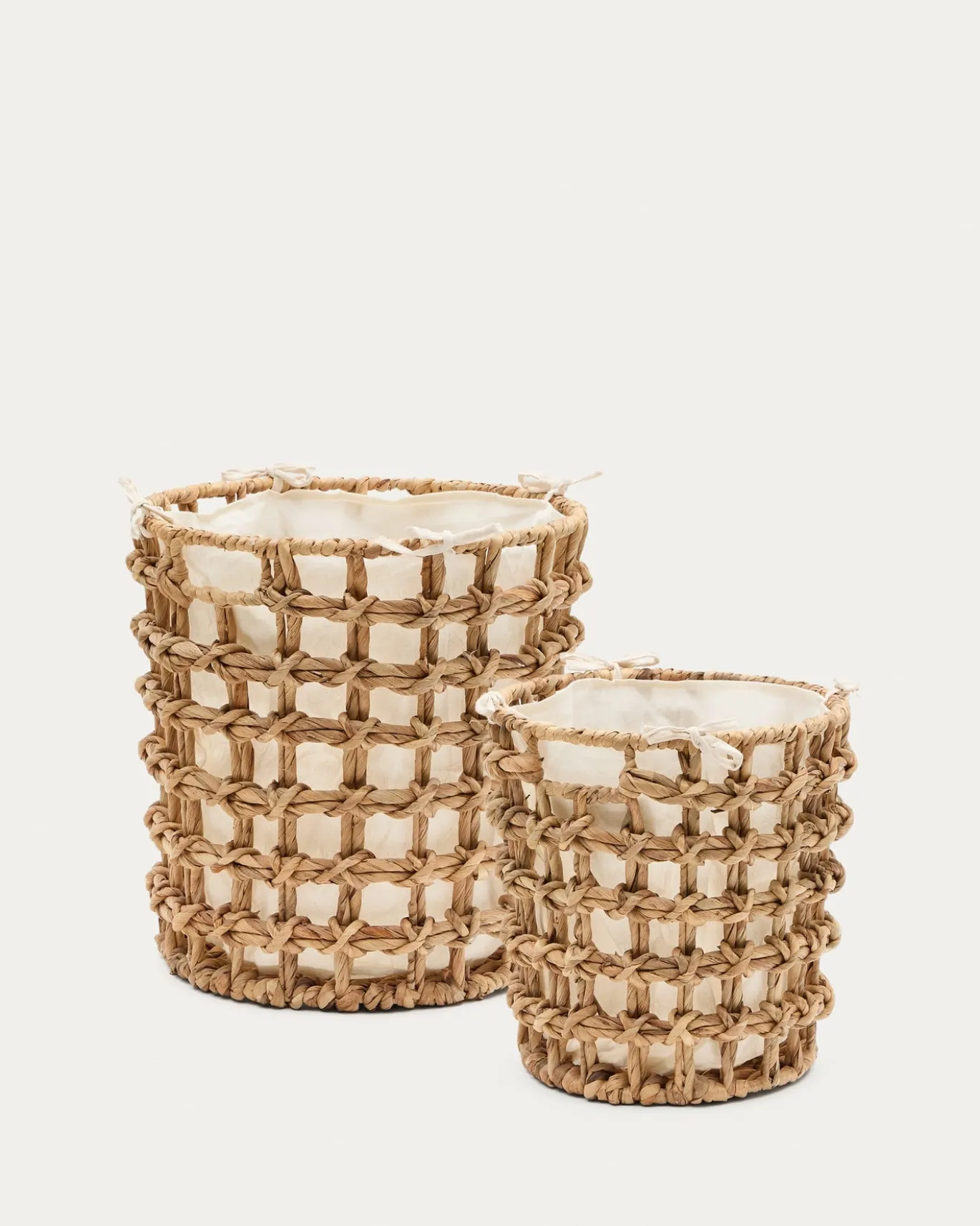 Kave Home Mand Dilam Set Van 2 Ø30cm/Ø38cm