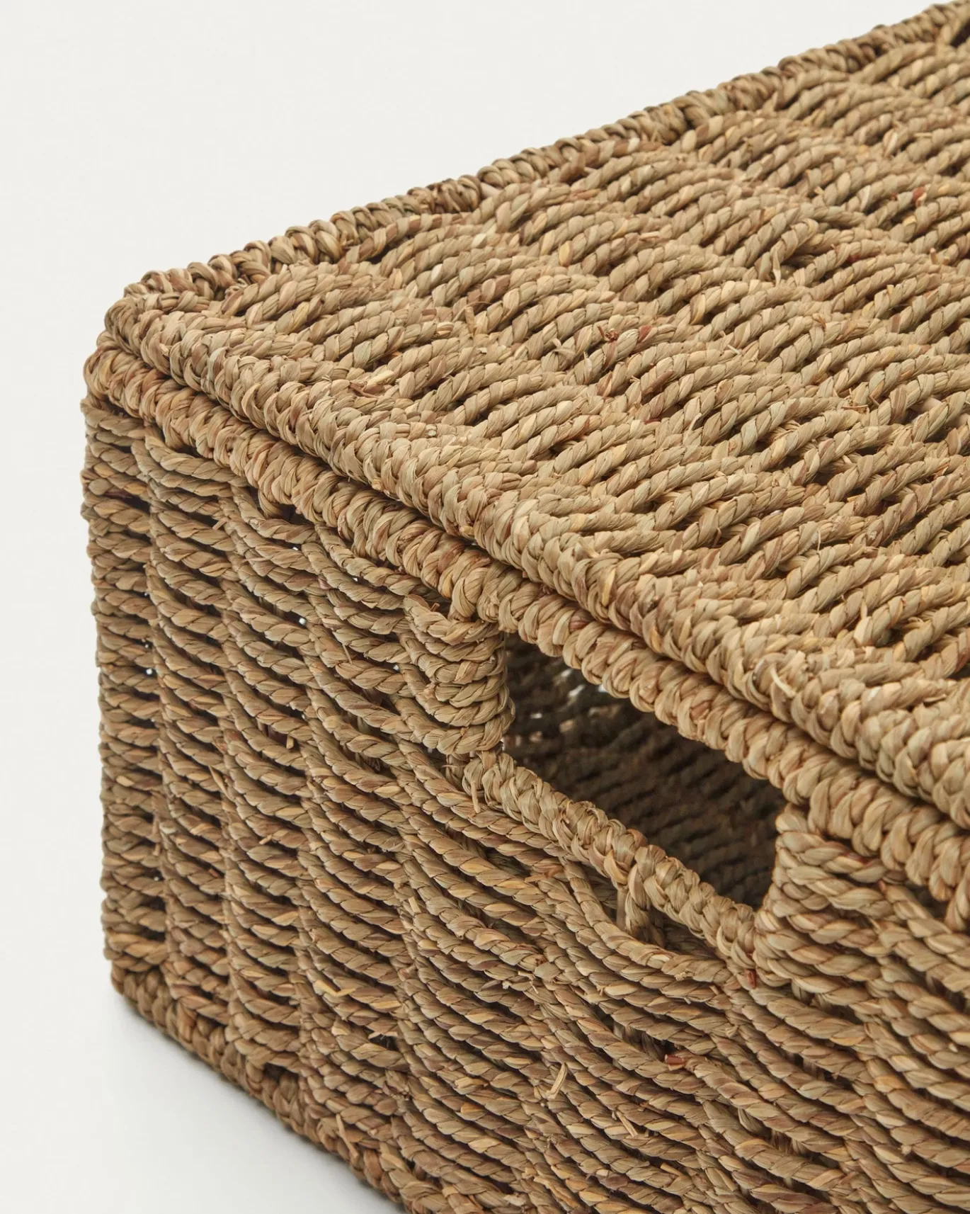 Kave Home Mand Tossa Set van 2 Naturel 57x36cm/60x40cm