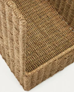 Kave Home Mand Tossa Set van 2 Naturel 57x36cm/60x40cm