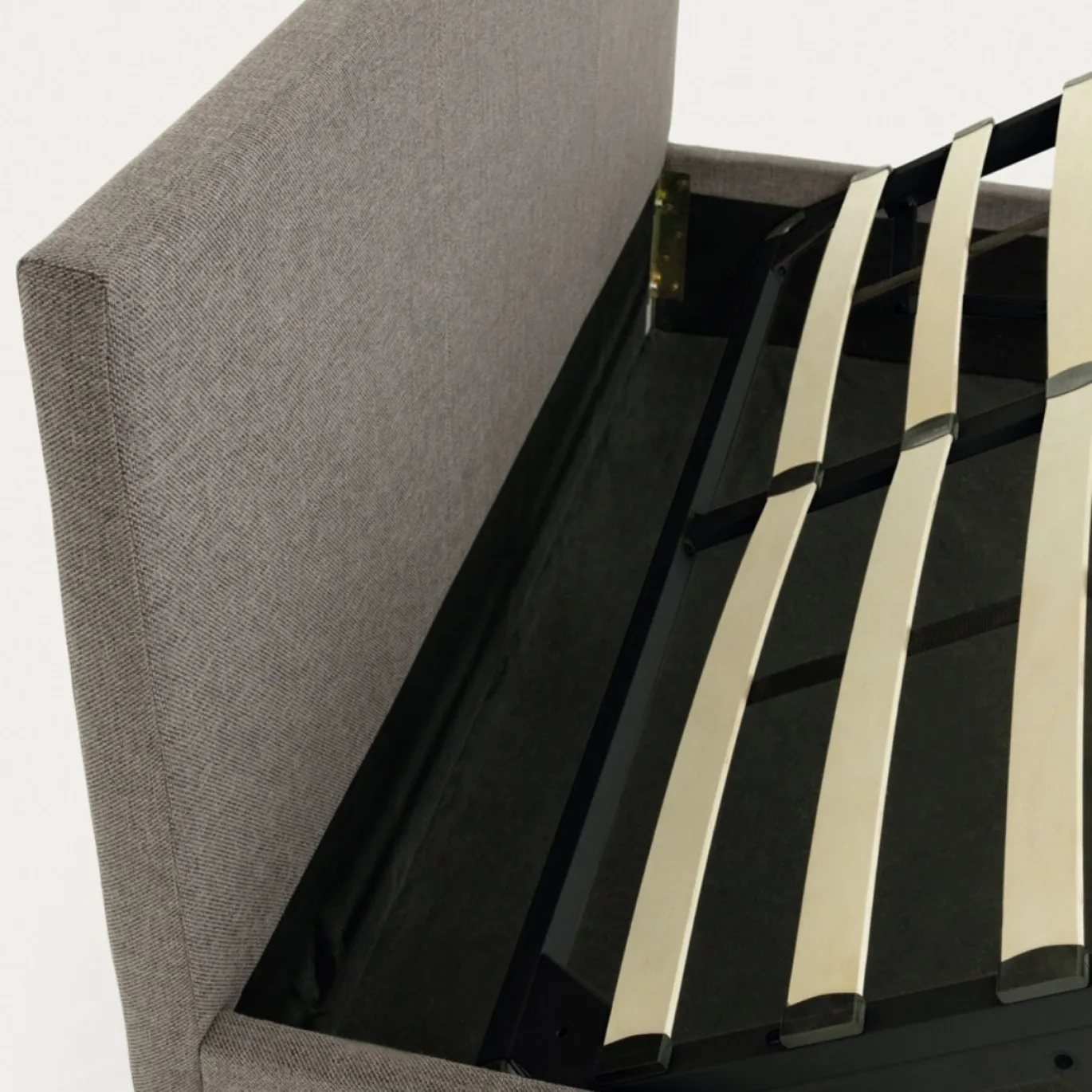 Kave Home Ottoman Bed Nahiri Grijs 180x200cm