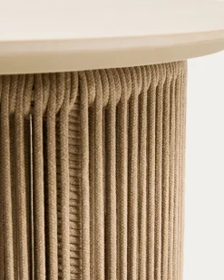 Kave Home Outdoor Bijzettafel Orosei Sintered Stone Beige Ø55cm