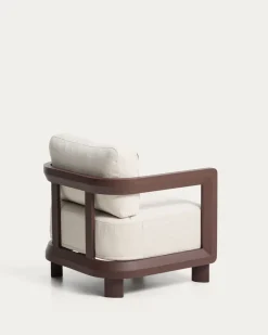 Kave Home Outdoor Fauteuil Nerano Aluminium Bruin