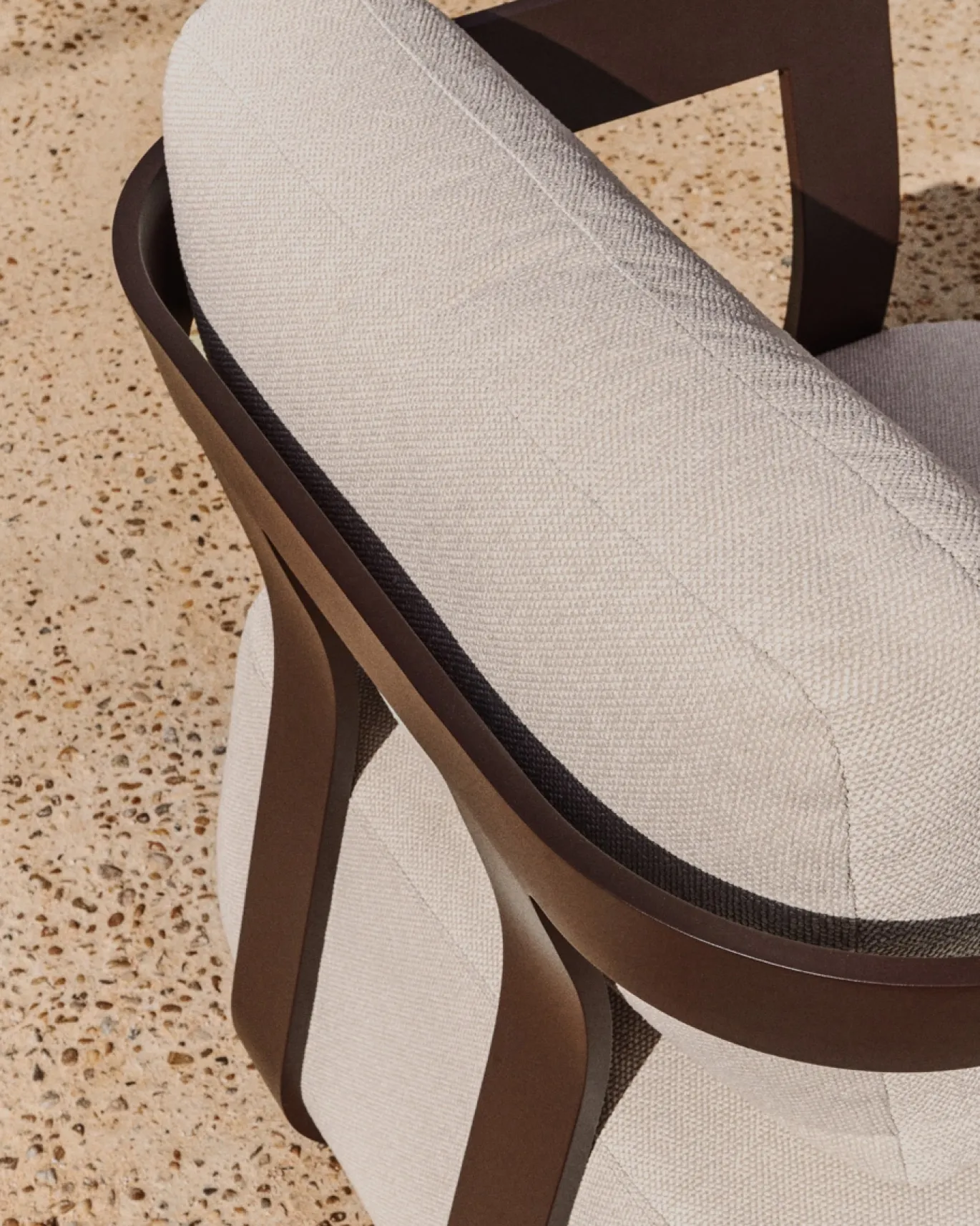 Kave Home Outdoor Fauteuil Tamaris Aluminium Bruin