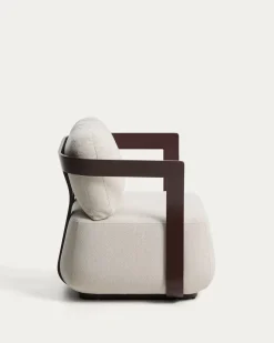 Kave Home Outdoor Fauteuil Tamaris Aluminium Bruin