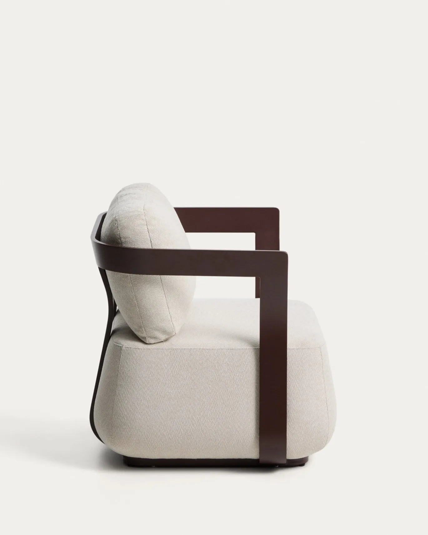 Kave Home Outdoor Fauteuil Tamaris Aluminium Bruin