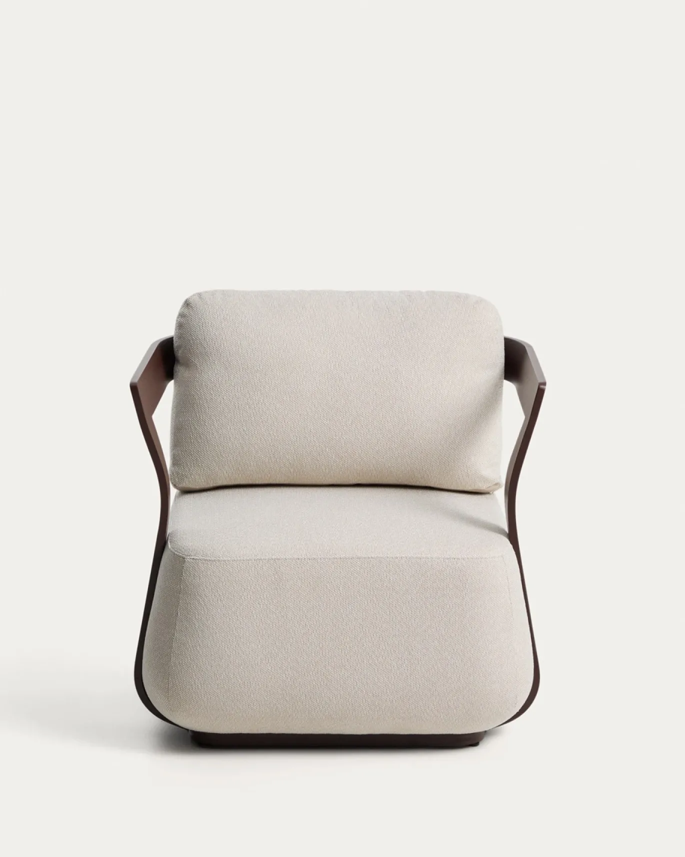 Kave Home Outdoor Fauteuil Tamaris Aluminium Bruin