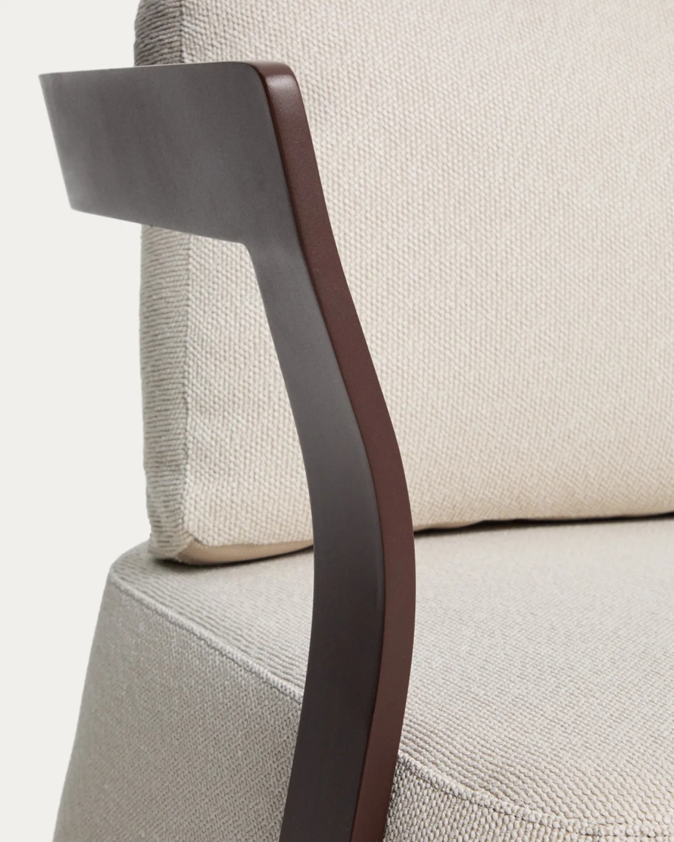 Kave Home Outdoor Fauteuil Tamaris Aluminium Bruin