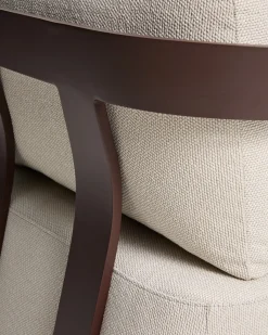 Kave Home Outdoor Fauteuil Tamaris Aluminium Bruin