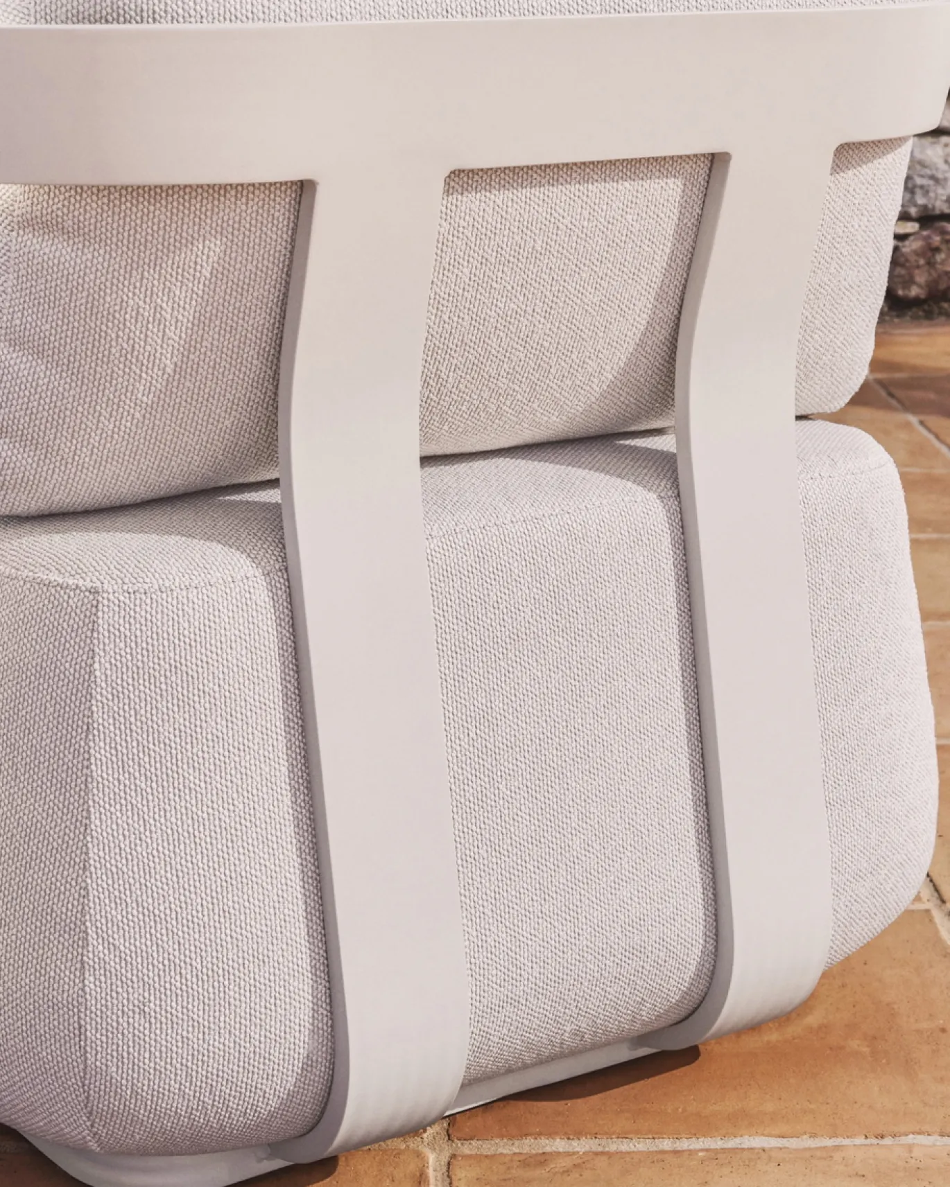Kave Home Outdoor Fauteuil Tamaris Aluminium Ecru