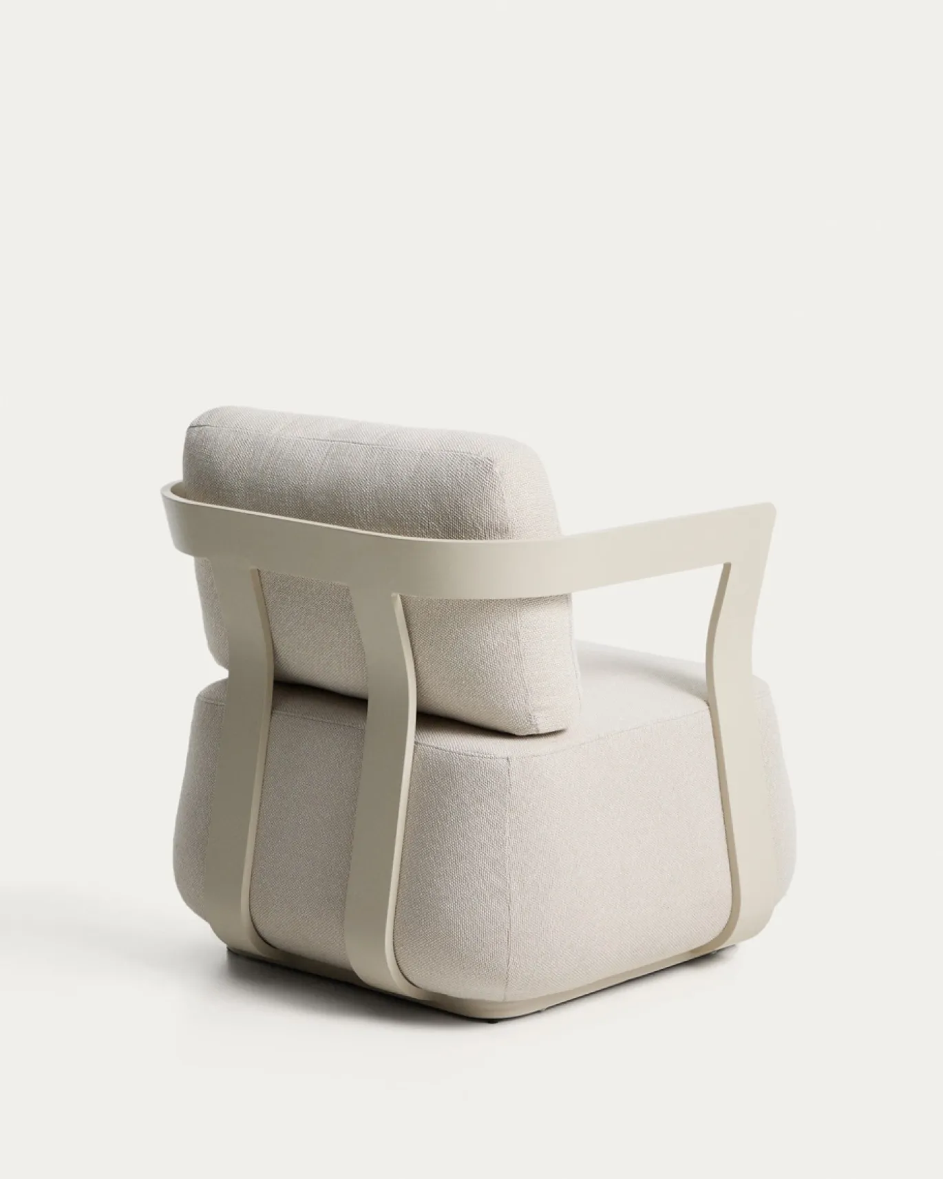 Kave Home Outdoor Fauteuil Tamaris Aluminium Ecru