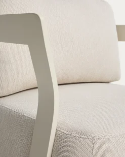 Kave Home Outdoor Fauteuil Tamaris Aluminium Ecru