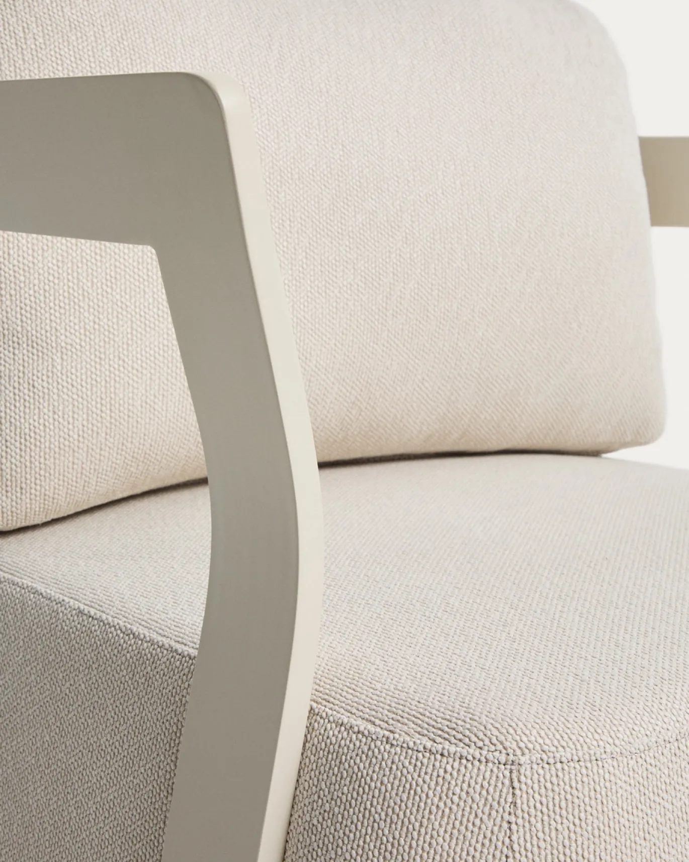 Kave Home Outdoor Fauteuil Tamaris Aluminium Ecru