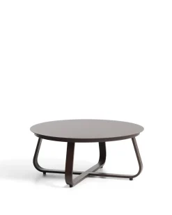Kave Home Outdoor Salontafel Tamaris Aluminium Bruin Ø48cm