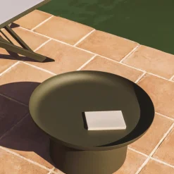 Kave Home Outdoor Salontafel Arcola Aluminium Groen Ø70cm