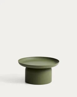 Kave Home Outdoor Salontafel Arcola Aluminium Groen Ø70cm