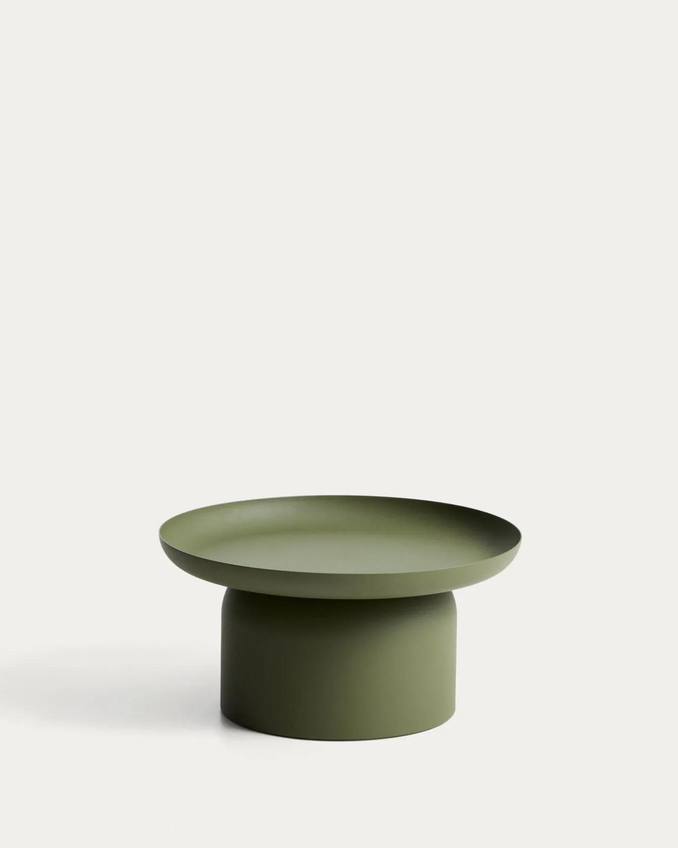 Kave Home Outdoor Salontafel Arcola Aluminium Groen Ø70cm