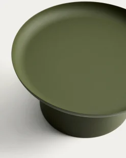 Kave Home Outdoor Salontafel Arcola Aluminium Groen Ø70cm