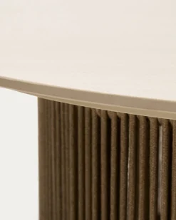 Kave Home Outdoor Salontafel Orosei Sintered Stone Beige Ø90cm