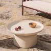 Kave Home Outdoor Salontafel Arcola Aluminium Beige Ø70cm
