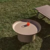 Kave Home Outdoor Salontafel Arcola Aluminium Taupe Ø70cm