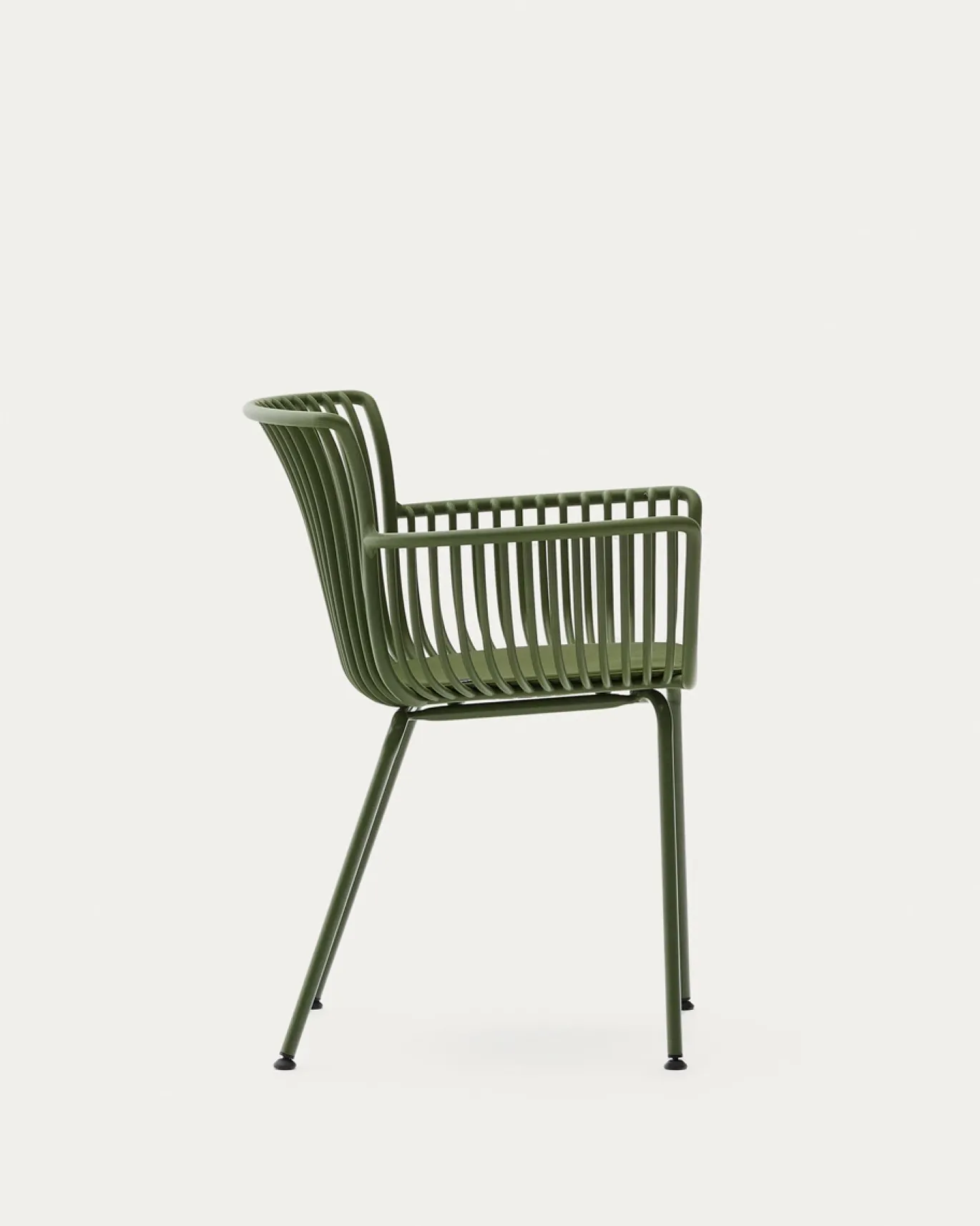 Kave Home Outdoor Stoel Surpika met Groen Stalen Poten