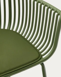 Kave Home Outdoor Stoel Surpika met Groen Stalen Poten