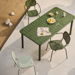 Kave Home Outdoor Tafel Brai Groen 180x90cm