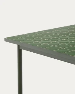 Kave Home Outdoor Tafel Maurina Groen 182x91cm