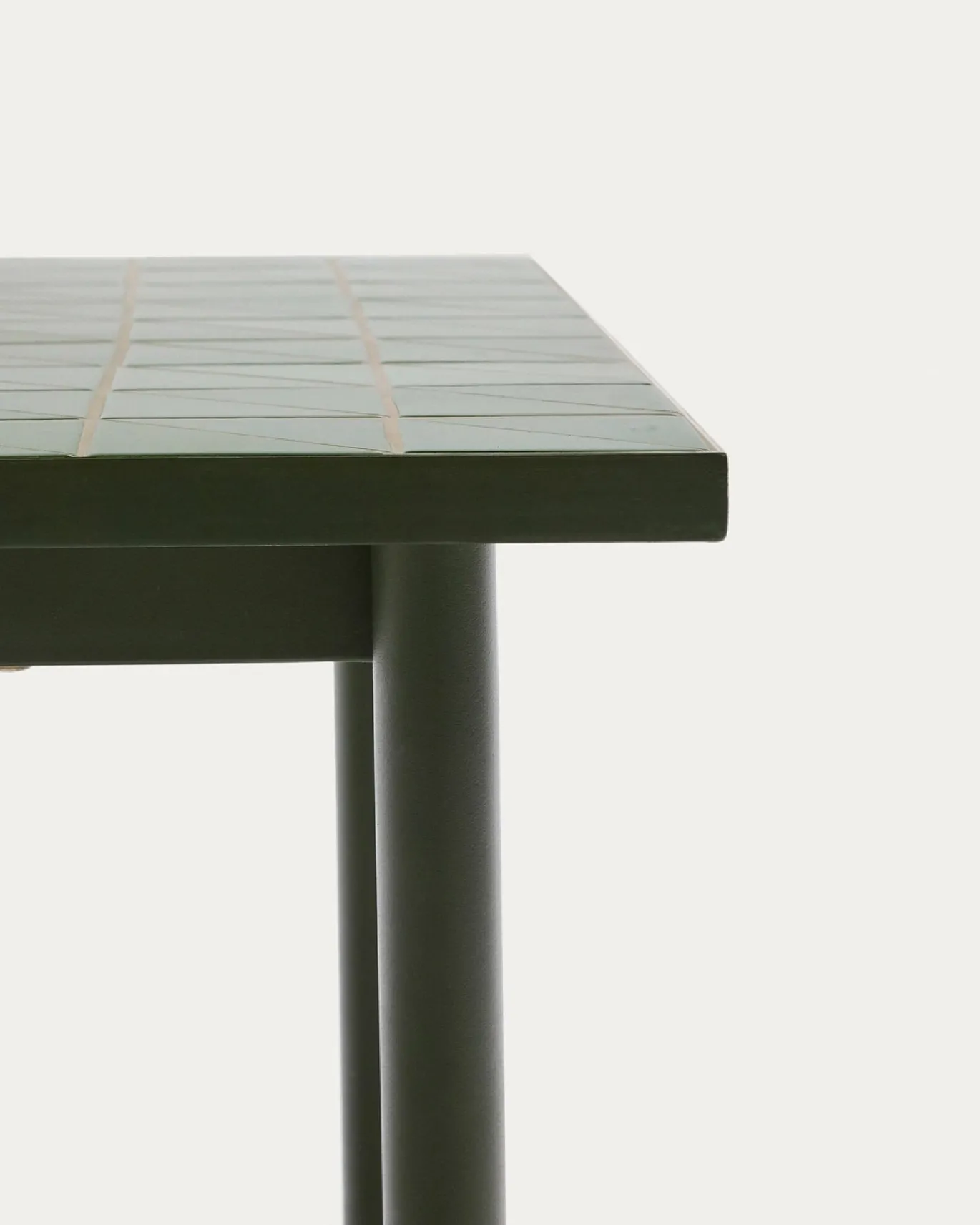 Kave Home Outdoor Tafel Maurina Groen 182x91cm
