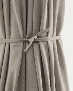 Kave Home Parasol Milna Staal Grafiet Beige Ø300cm