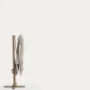 Kave Home Parasol Noli Excentrisch Aluminium Taupe Beige Ø300cm