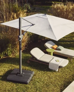 Kave Home Parasolvoet Alfaz Plastic Zwart 98x98cm