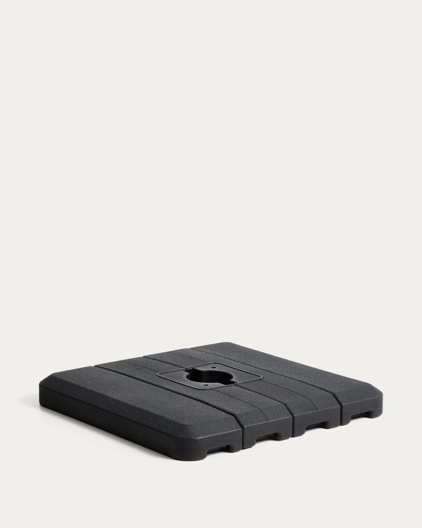 Kave Home Parasolvoet Alfaz Plastic Zwart 98x98cm