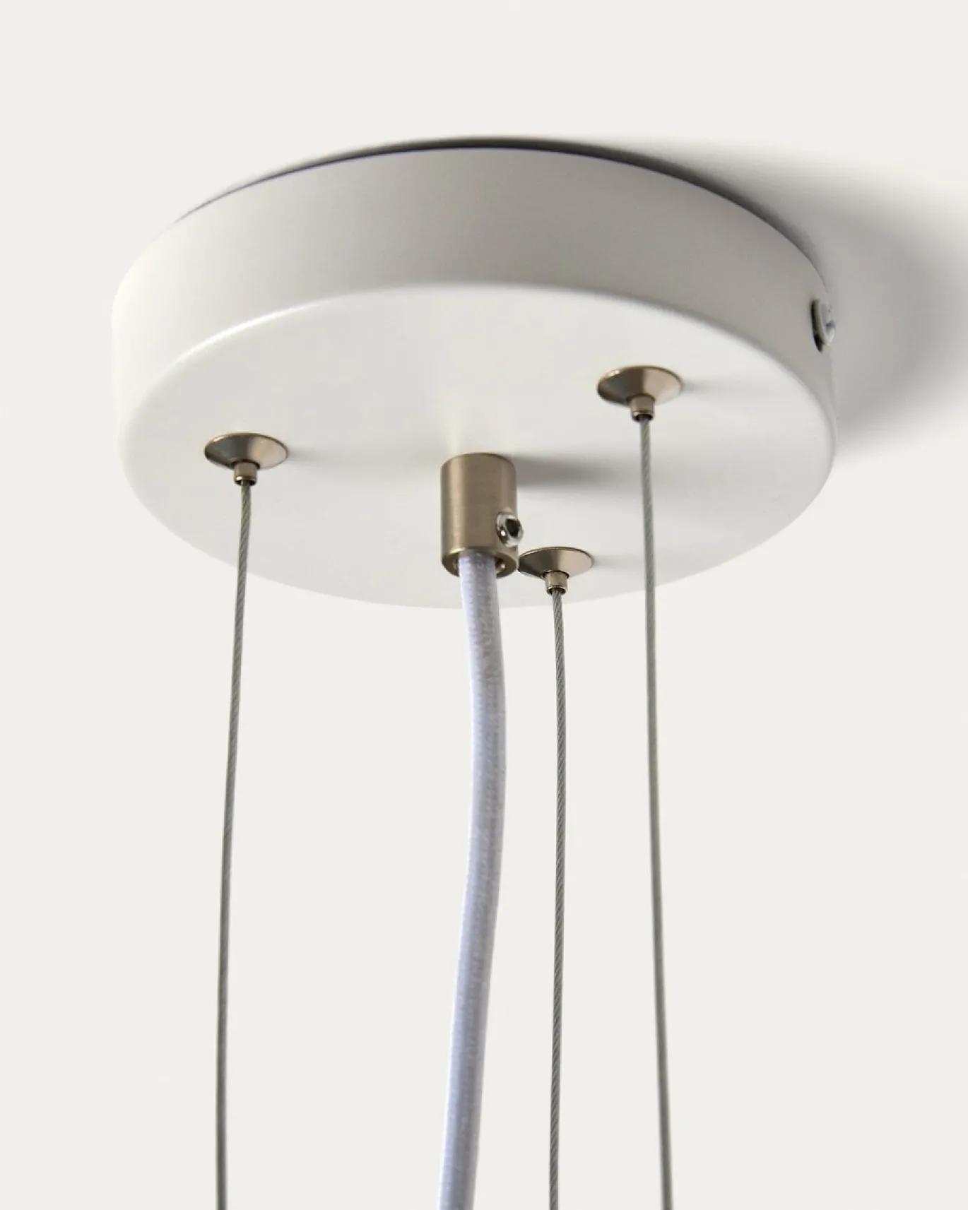 Kave Home Plafondlamp Ardali Glas Staal Ø40cm