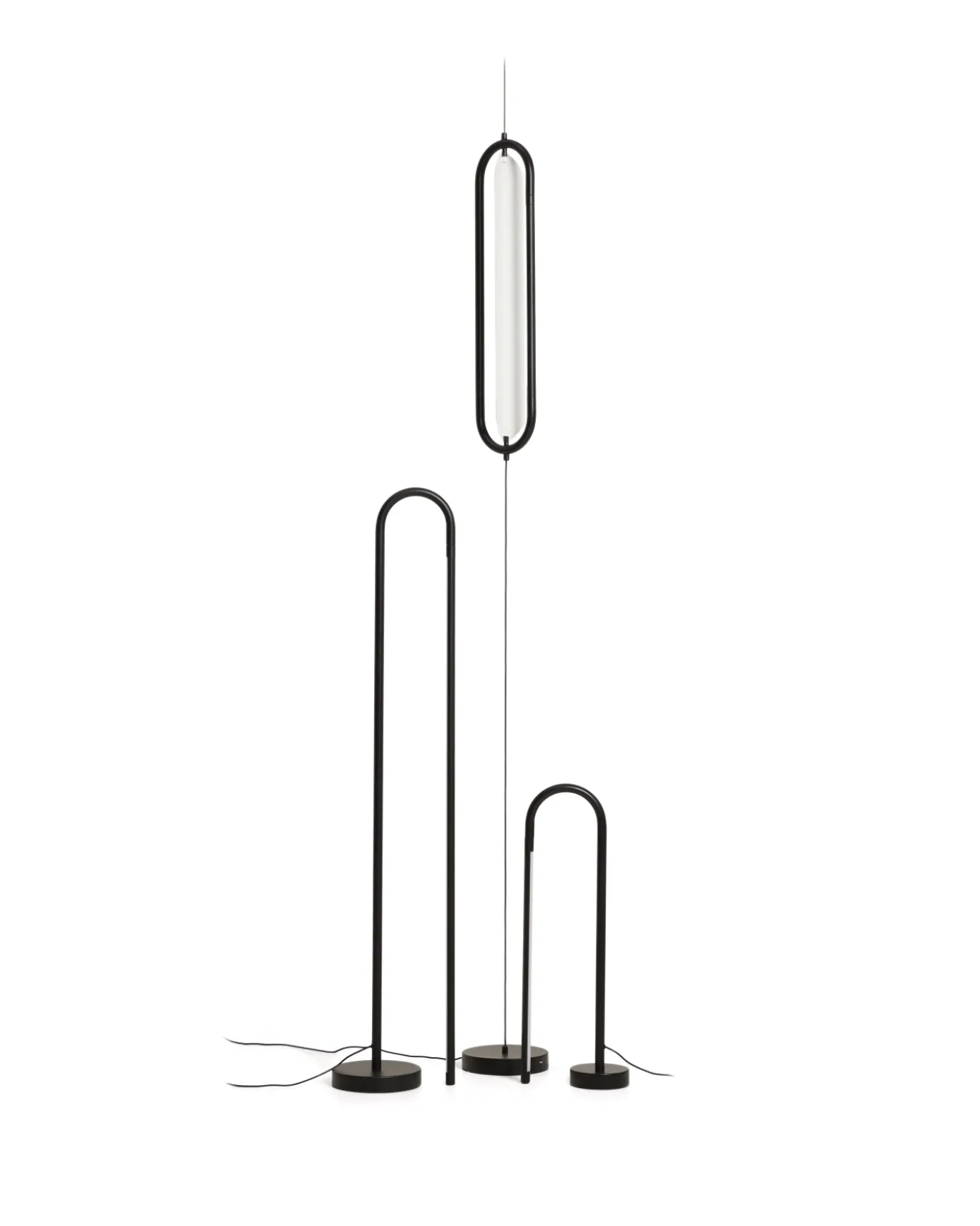 Kave Home Plafondlamp Bow Zwart Aluminium Ø16cm