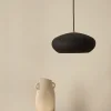 Kave Home Plafondlamp Inda Metaal Zwart Ø30cm