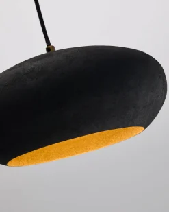 Kave Home Plafondlamp Inda Metaal Zwart Ø30cm