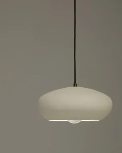 Kave Home Plafondlamp Inda Metaal Wit Ø30cm