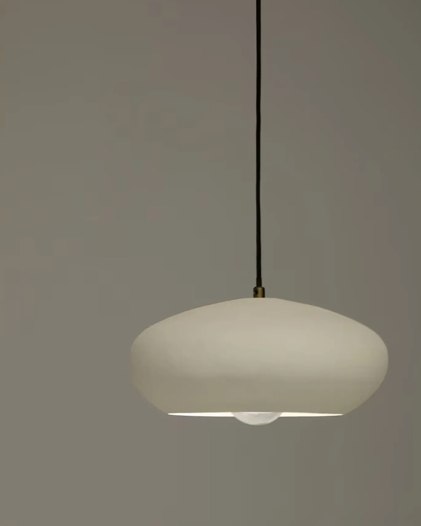 Kave Home Plafondlamp Inda Metaal Wit Ø30cm